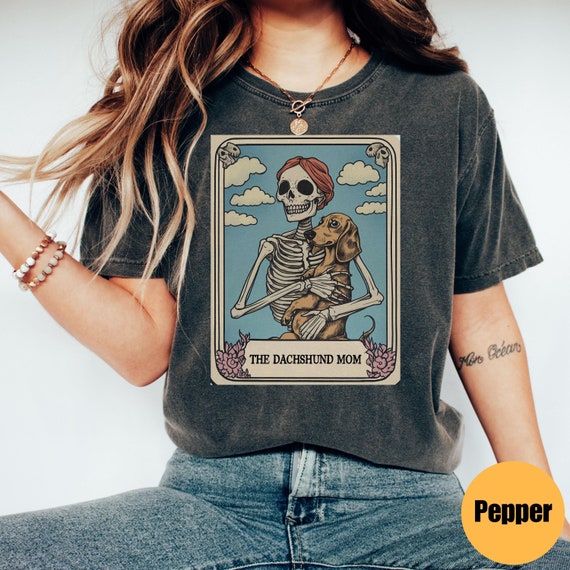 Womens Dachshund Wire-Hair Shirt. Floral Flower Vintage Retro V-Neck T-Shirt Womens Dachshund Wire-Hair Shirt. Floral Flower Vintage Retro V-Neck T-Shirt