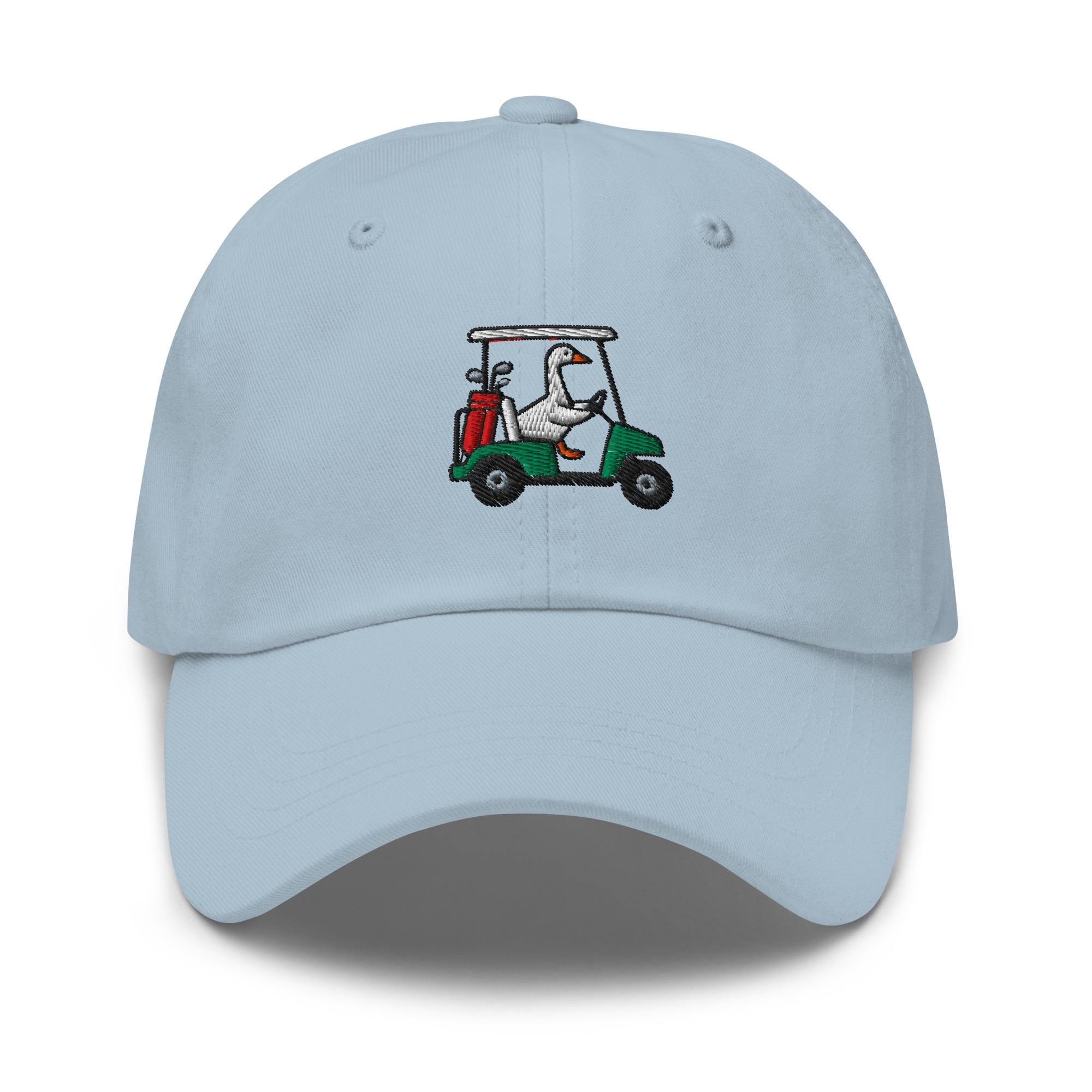 Embroidered Golf Goose Dad Hat, Funny Golf Lover Cap, Driving