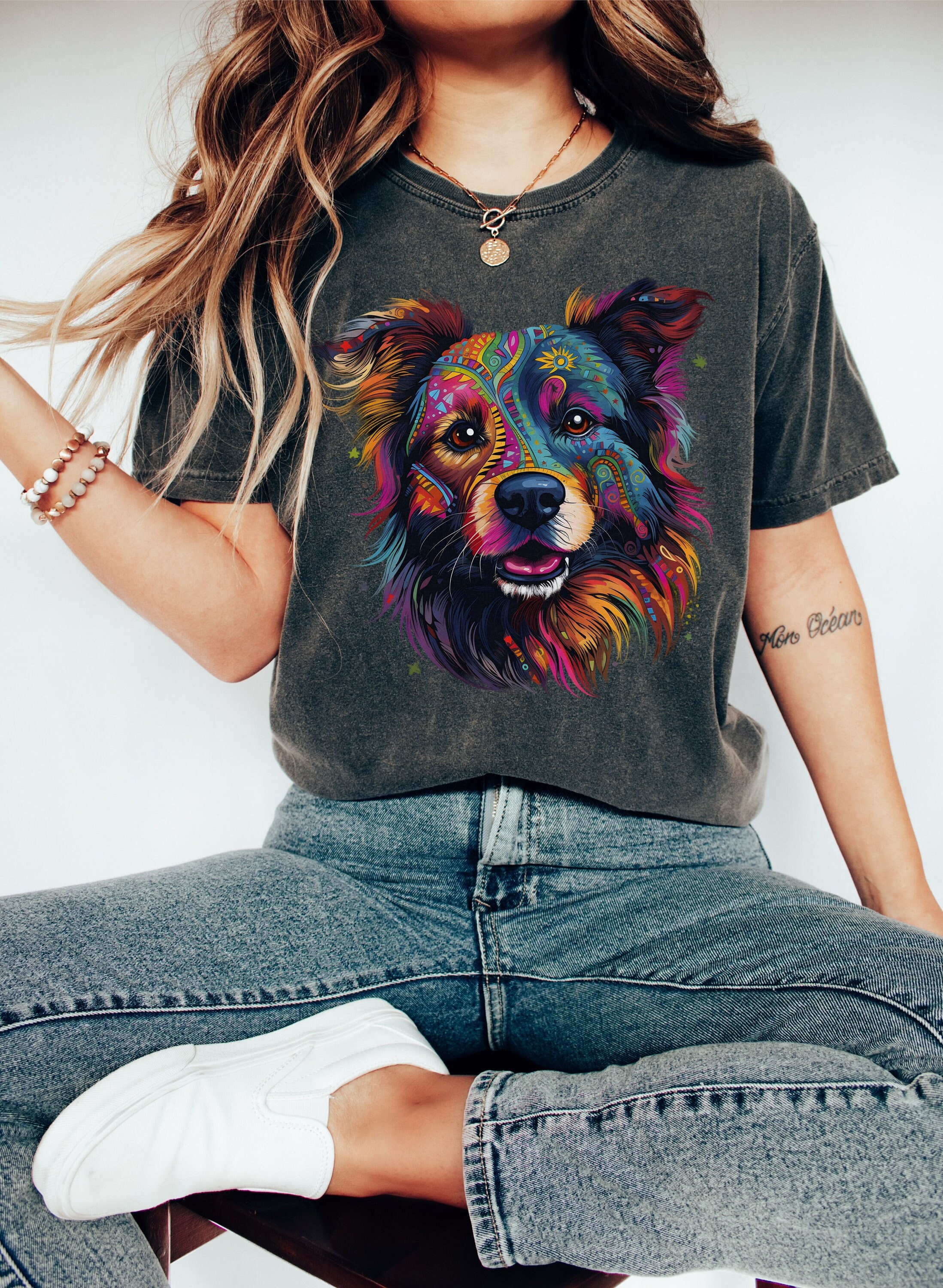 Border Collie T-Shirt | Border Collie Gift | Dog Mom Shirt | Dog Mom Gift | Border Collie Lover | Border Collie Mom | Border Collie Tshirt