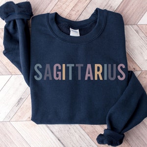 Sagittarius Sweatshirt Sagittarius Zodiac Shirt Sagittarius Gifts Astrology Sweatshirt Horoscope Shirt Astrology Shirt Navy