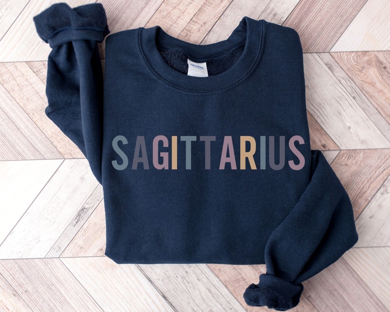 Sagittarius Sweatshirt Sagittarius Zodiac Shirt Sagittarius Gifts Astrology Sweatshirt Horoscope Shirt Astrology Shirt Navy