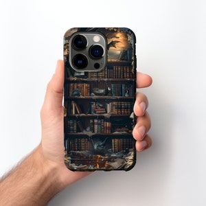 Fantasy Book Lover iPhone 16 Case | Whimsical Dark Academia Case | iPhone 15 Pro Case | iPhone 14 Pro Case | Samsung Phone Case image 8