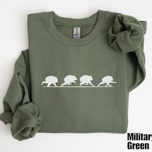 front-G Crewneck-Military Green