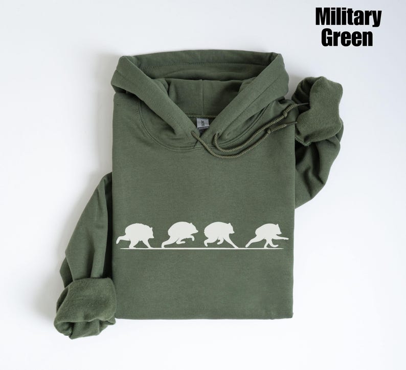 front-G Hoodie-Military Green