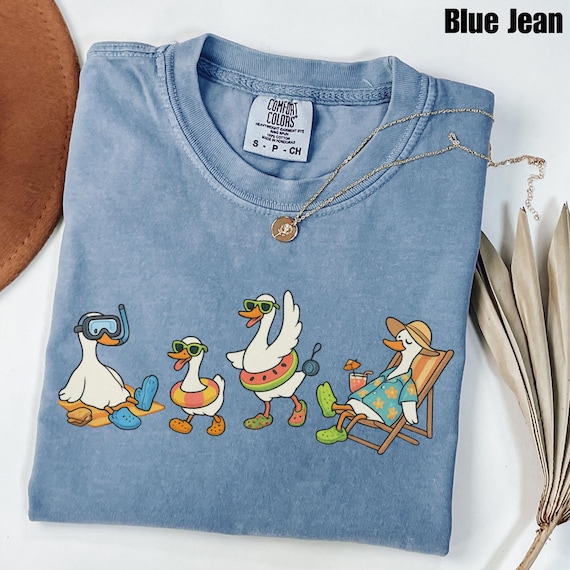Comfort Colors® Silly Goose Shirt, Goose T-Shirt, Summer Shirt, Silly Goose Shirts, Funny Graphic Shirt, Cute Goose Shirt, Beach Shirt