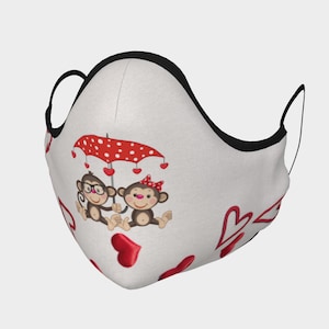 Monkey Love Face Mask