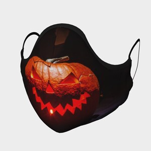 Angry Pumpkin Face Mask