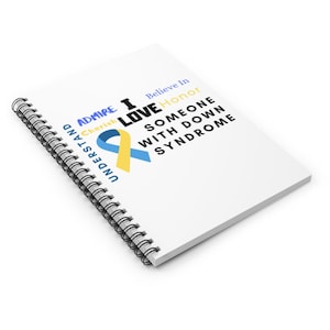 Down Syndrome Awareness Spiral Notebook - Ruled Line