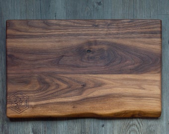 Woodwork Birthday Gift Salvaged Wood Engraved Cutting Board Gift for Her Serving Tray Custom Gift Custom Carving Board Live Edge