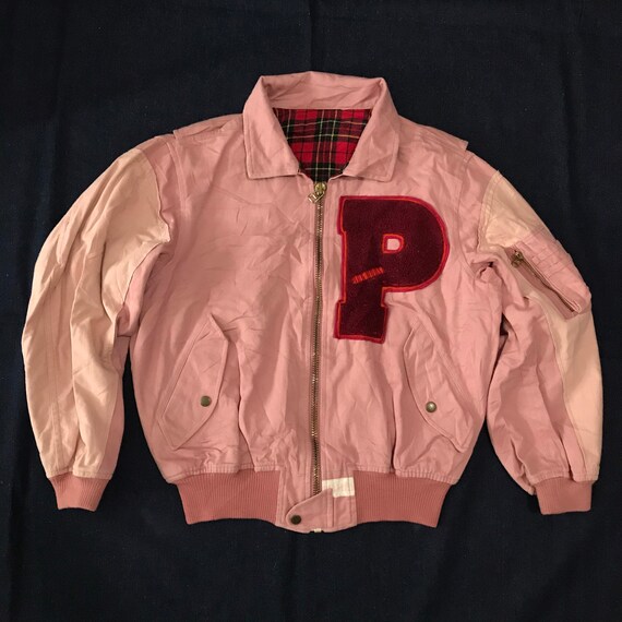 Vintage Pink House patchwork denim jacket