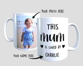 Personalized Photo Mum Mug, Custom Mother's Day Gift