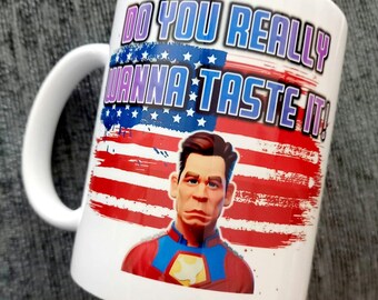 Peace maker mug, TV show, F*ck! it's Peace maker, suicide squad, funny  rude, movie character mugs