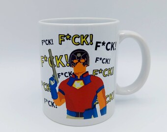 Peacemaker Mug, HBO TV Show, Funny Rude Mug