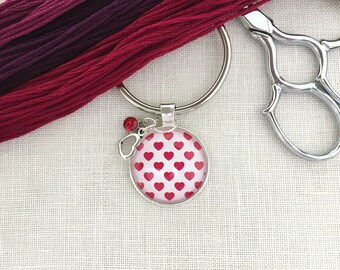 Heart Pattern Thread Keep