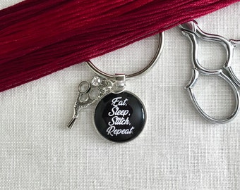 Eat Sleep Stitch Thread Keep