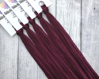 Fine Wine - hand-dyed DMC cotton floss variegated thread