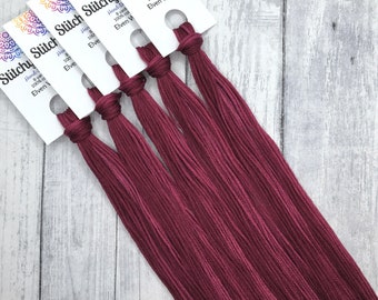 Elven Wine - hand-dyed DMC cotton floss variegated thread