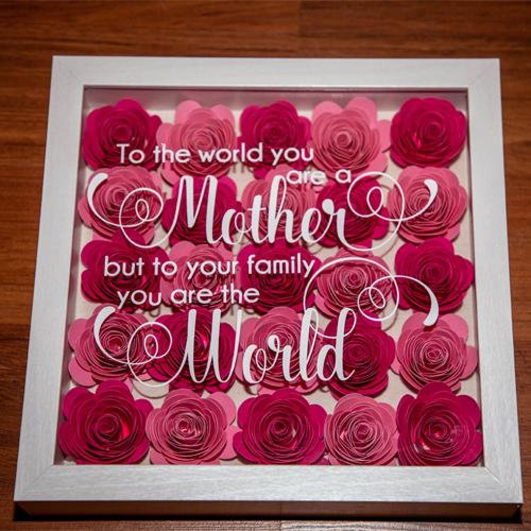 Mother's Gift Shadow Box - Etsy
