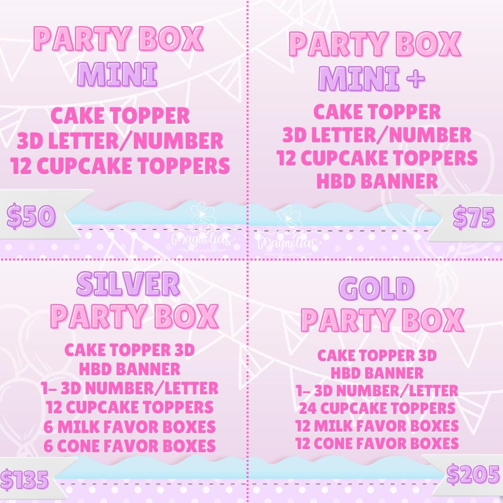 Ice Cream Cake Topper