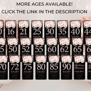 21st Birthday Rose Gold Digital Invitation Electronic 21st - Etsy