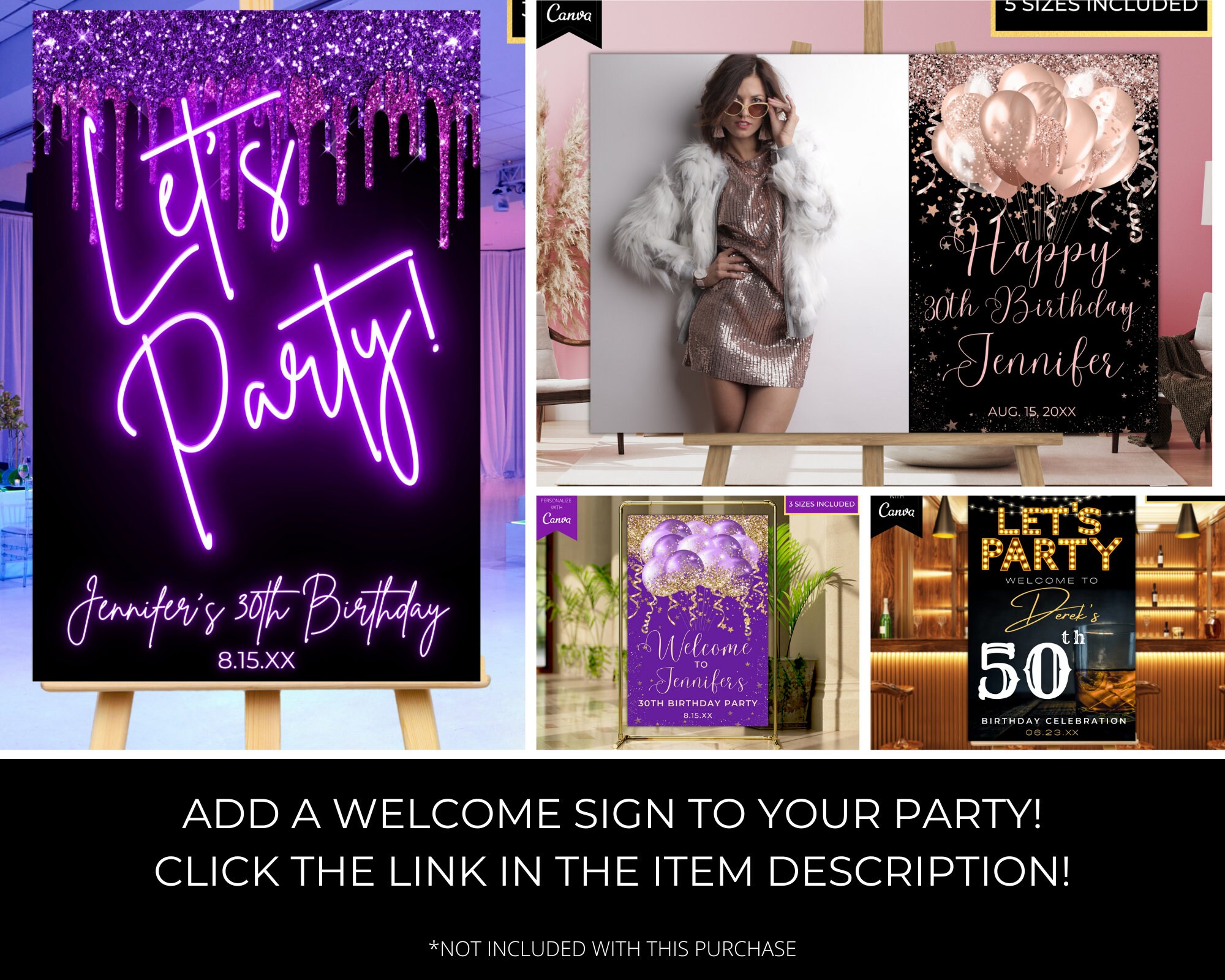 Digital 33 AF 33rd Birthday Party Invitation, Electronic Phone Text ...