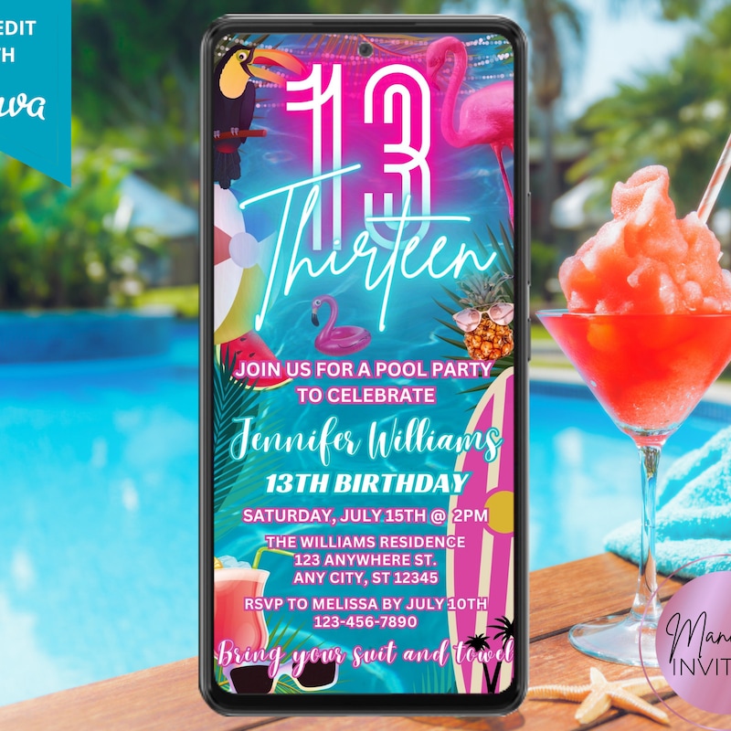13th Birthday Beach Theme Etsy — free download