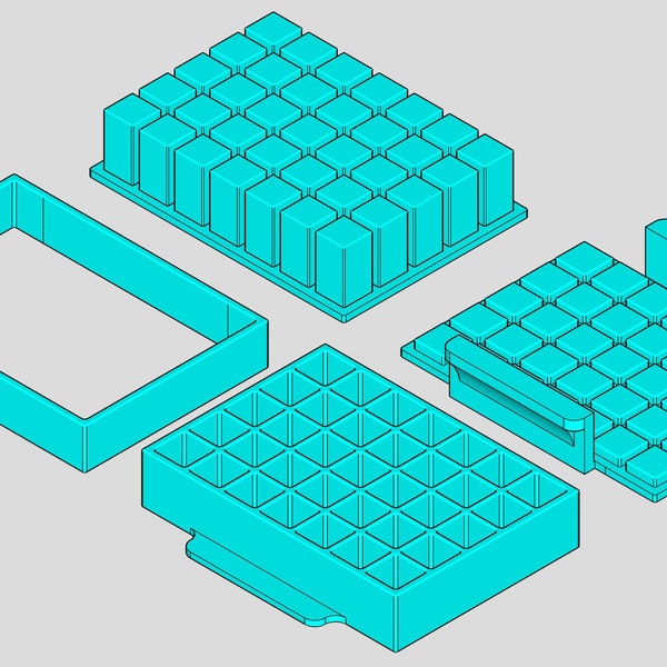 Bath Bomb Cube Embed Maker: ¡Hace incrustaciones de cubos de 35 x 1,5 cm en 1 toma!