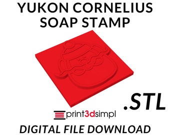 Yukon Cornelius Face Soap Stamp  (Digital Download STL) 3D Print Your Own Soap Stamps!