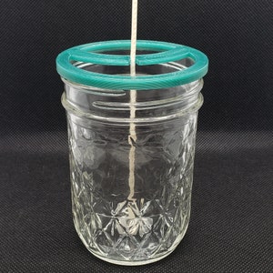 Mason Jar Wick Centering Tool - Standard 2.5 Mason Jar/Jelly Jar - 5 Pack