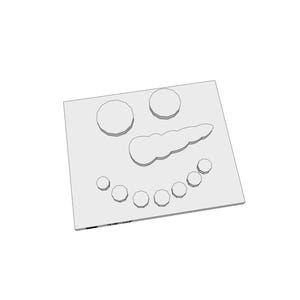 Snowman Face Stamp For Soap - Get Ready for Christmas W/ This Snowman!