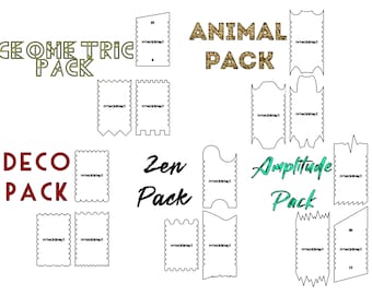 ¡Paquetes combinados!  Rascador de jabón/herramienta para dar forma, varios diseños, tamaños personalizados disponibles.