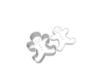 Molde para bombas de baño con forma de hombre de jengibre: ¡procesamiento y envío rápidos!