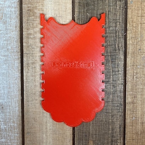 Santa Beard Soap Scraper / Shaping tool, Get ready for Christmas with this awesome soap scraper!