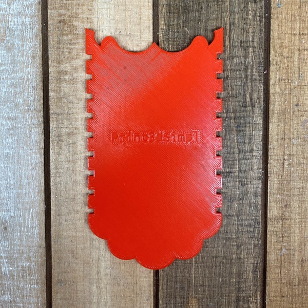 Santa Beard Soap Scraper / Shaping tool, Get ready for Christmas with this awesome soap scraper!