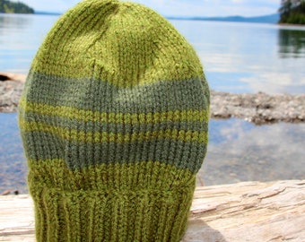 Knitting Pattern | Mens Hat Pattern | Womens Hat Pattern | PDF Knitting Pattern | 8-Corner Decrease Pattern | Handknit Pattern | Warm Hat