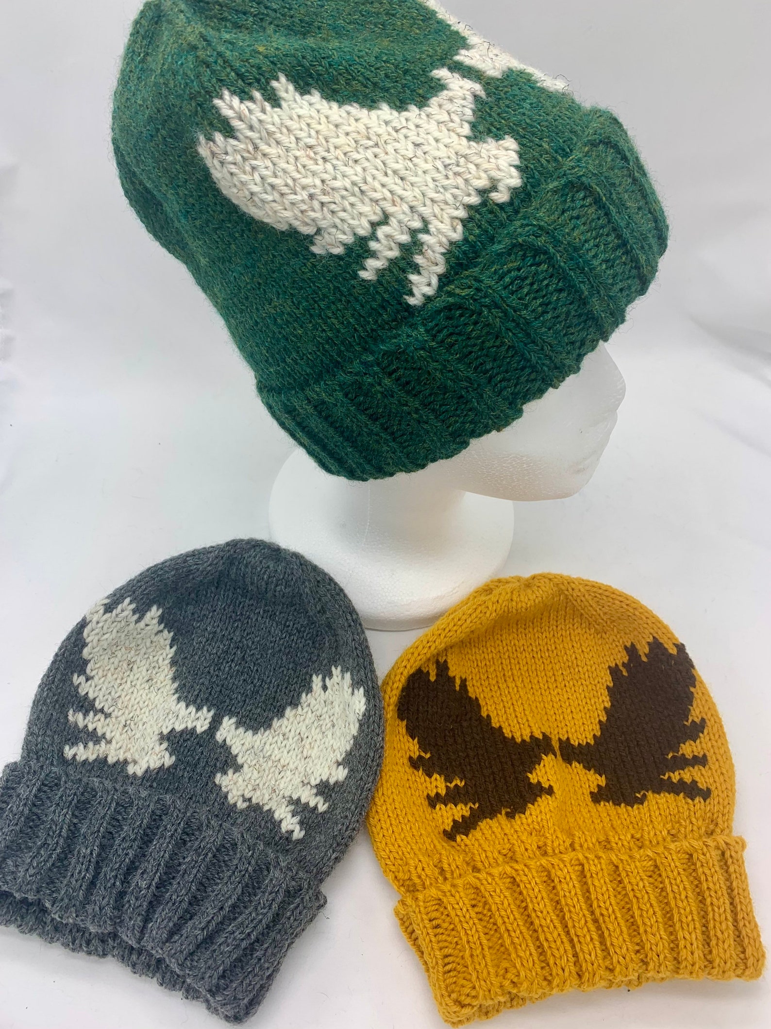 Moose Knit Hat Custom Antler Wildlife Montana Etsy