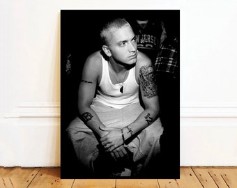 Eminem, Wand Kunst Leinwand Gemälde, Badezimmer Wand Dekor, KEIN Rahmen