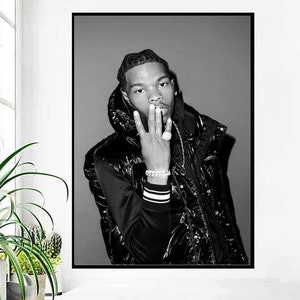 Lil Baby Leinwand Poster Wand Kunst Anstrich, Wand-Dekor, KEIN Rahmen