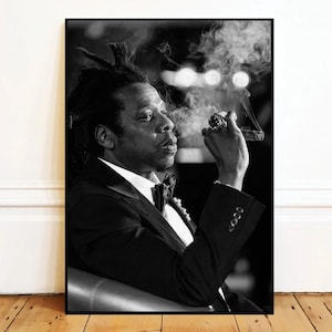 JAY-Z Wall Art Canvas Painting Poster, Bathroom Wall Decor,NO Frame