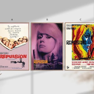 Repulsion 1965 films movie poster Home Decor Canvas Poster (Unframed)