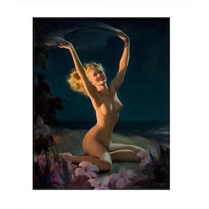 Beauty Art,Wall Art Canvas Painting, Bathroom Wall Decor,NO Frame