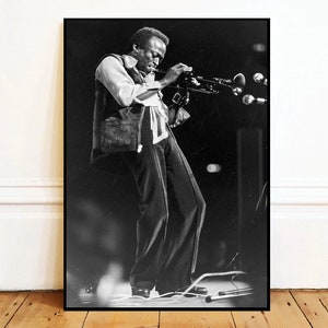 Miles Davis Wall Art Canvas Painting Poster, Bathroom Wall Decor,NO Frame