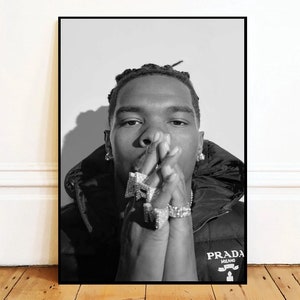 Lil Baby Leinwand Poster Wand Kunst Anstrich, Wand-Dekor, KEIN Rahmen