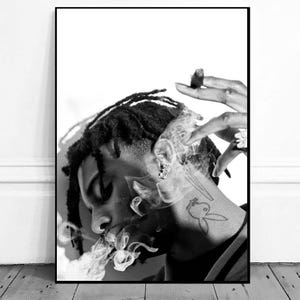 Playboi Carti Poster Wandkunst Leinwand Gemälde Poster, Badezimmer Wanddekoration, ohne Rahmen
