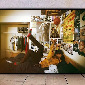 J Cole Wall Art Canvas Painting Poster, Bathroom Wall Decor,NO Frame