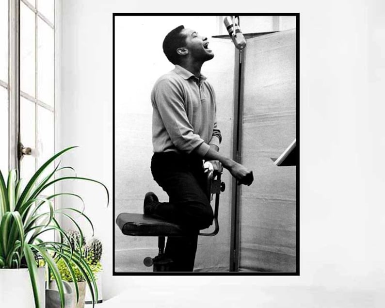 Sam Cooke Wall Art Canvas Painting Poster, Bathroom Wall Decor,no Frame ...
