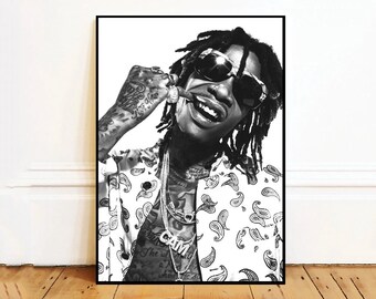 Wiz Khalifa Hand Signed 8x10 Photo With COA - Etsy