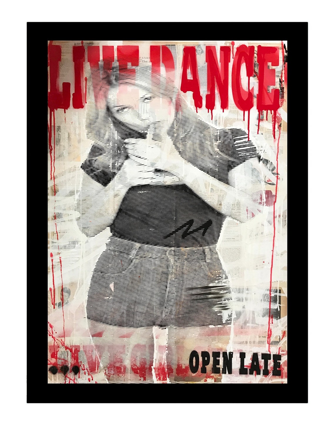 Colorful Graffiti Art Playboy Wall Art Canvas Fine Art Etsy