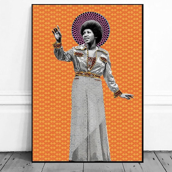Aretha Franklin Poster Wall Art Canvas Painting Poster, Bathroom Wall  Decor,no Frame - Etsy