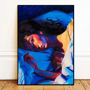 Lorde Melodrama, Kunst auf Leinwand, Gemälde für Badezimmer, ohne Rahmen